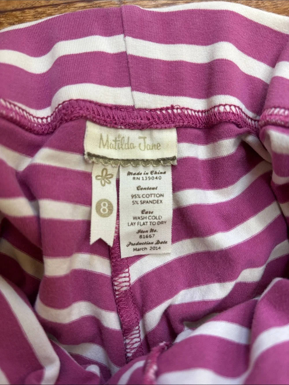 Matilda Jane Girls 3-Piece Bundle Size 8 Shorts Pants Play Condition